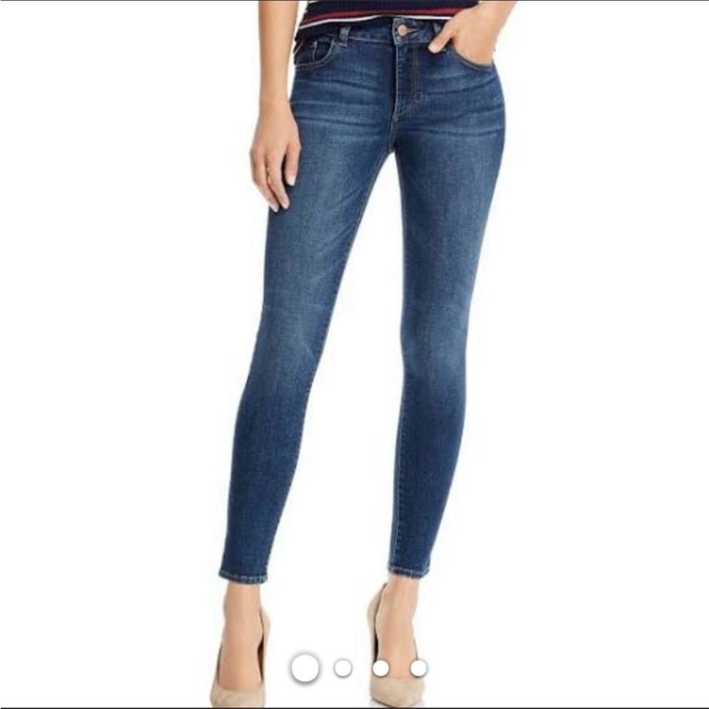 DL 1961 Emma blue power leggings denim jeans Size 27